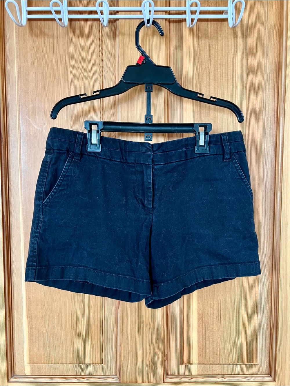 Classic Women's Black Chino Cotton Shorts